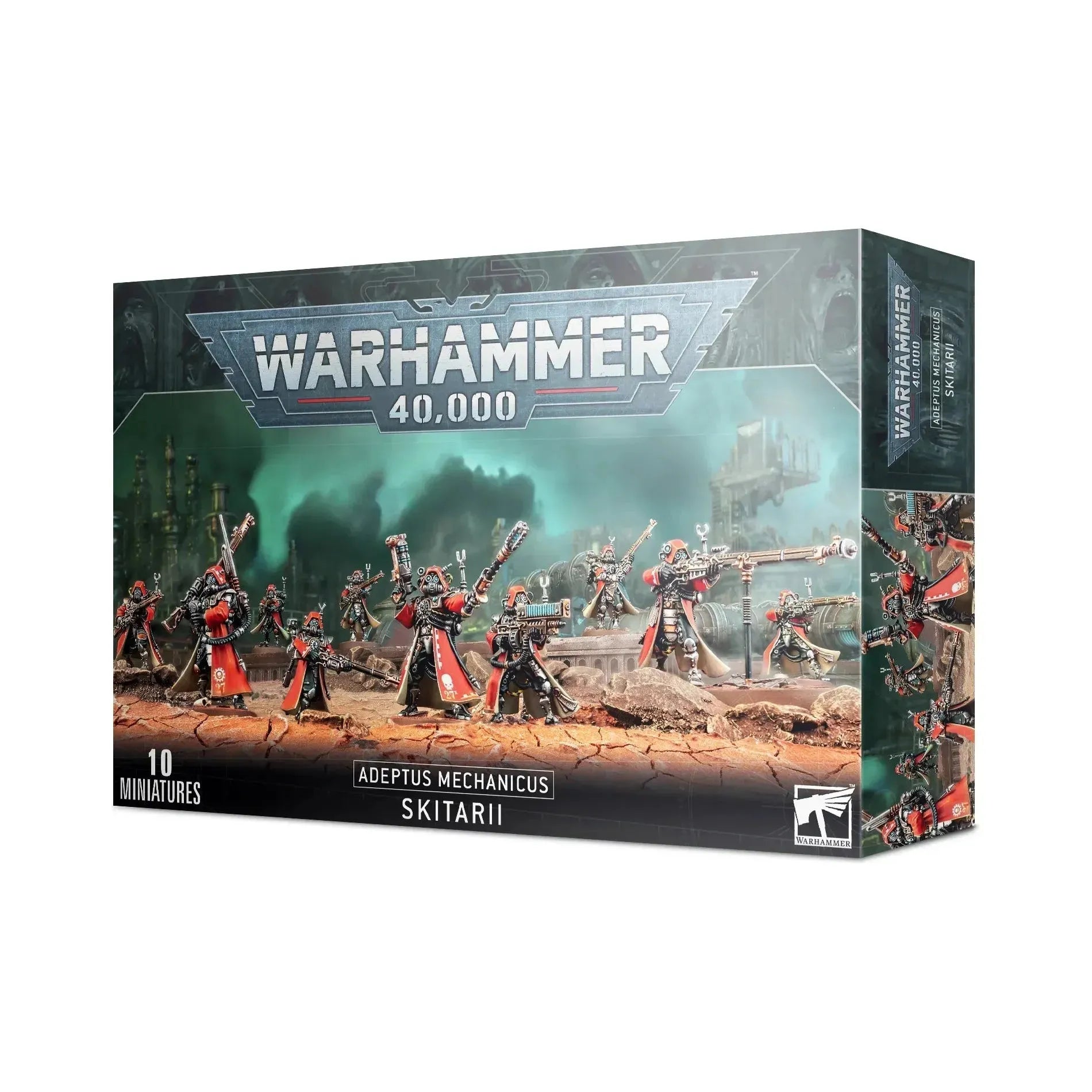 10 Figurines Skitarii Vanguard Warhammer 40K – Adeptus Mechanicus, Plastique, Occasion