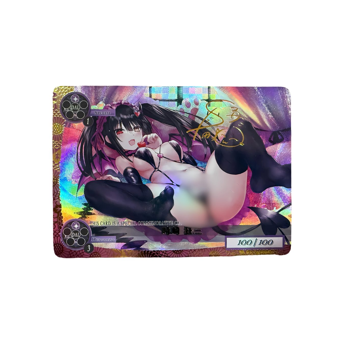 Tokisaki Kurumi Signature Card - War Games USA