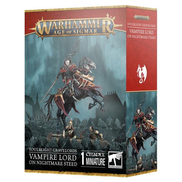 Age of Sigmar: Soulblight Gravelords: Vampire Lord on Nightmare Steed - War Games USA
