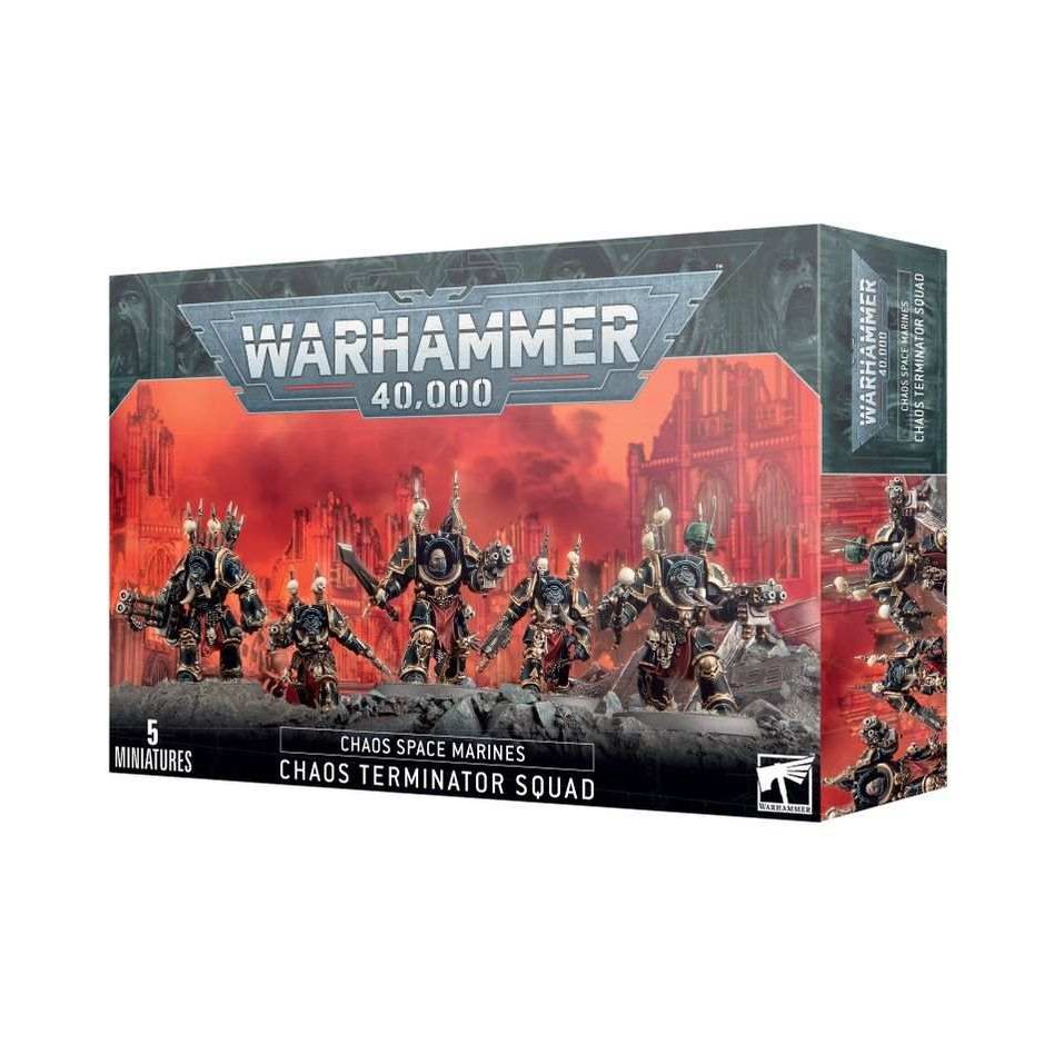 Warhammer 40000 Chaos Space Marines Terminator Squad box set.