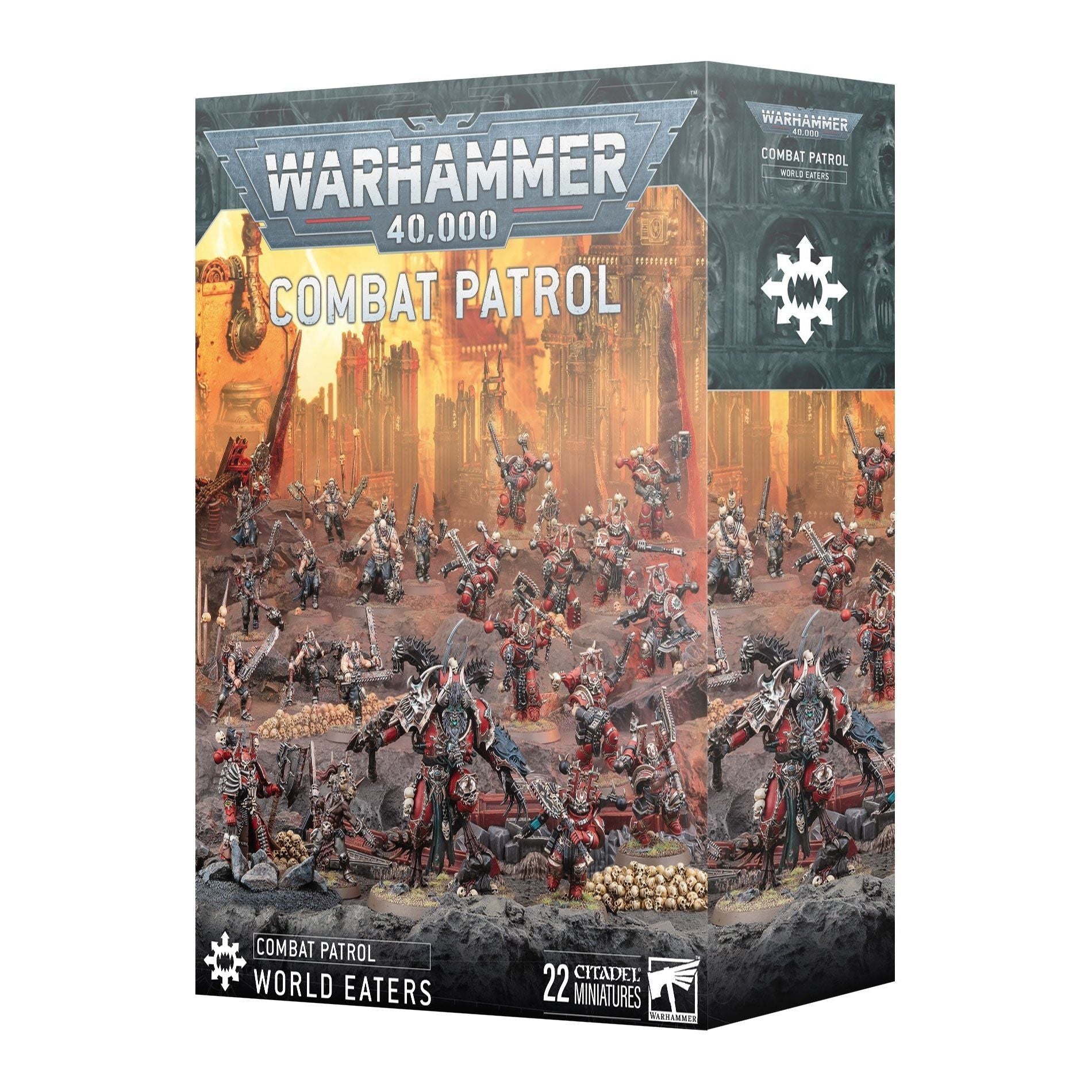 Warhammer 40,000 Combat Patrol World Eaters box set.