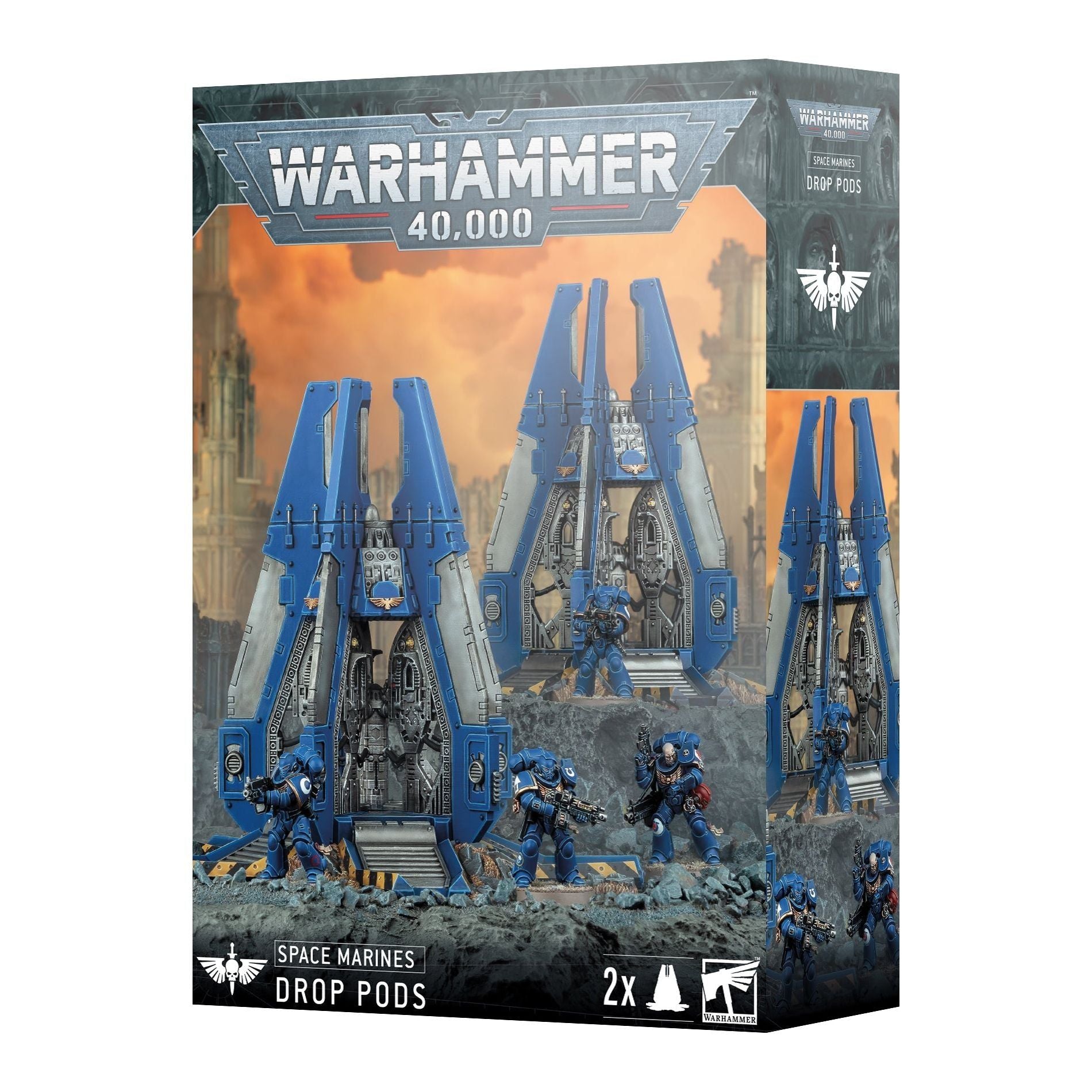 Drop Pods Space Marines: Warhammer 40K - War Games USA