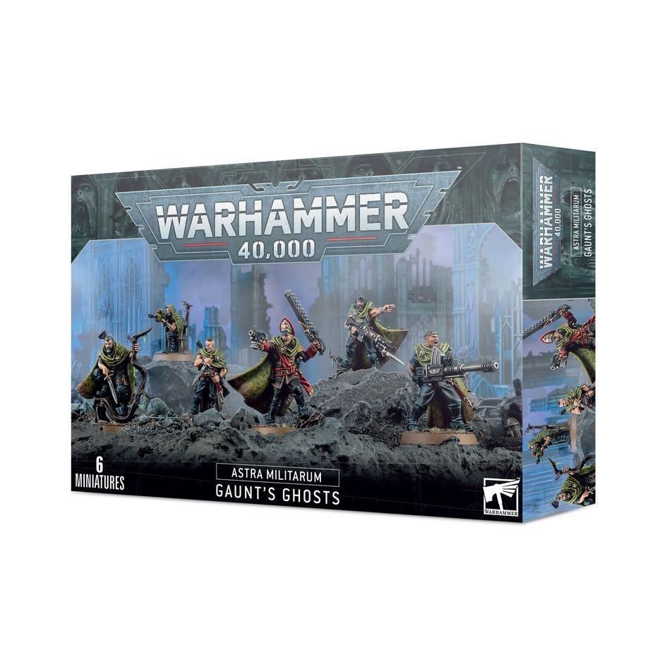 Gaunt's Ghosts Astra Militarum model kit with 35 components and bases.