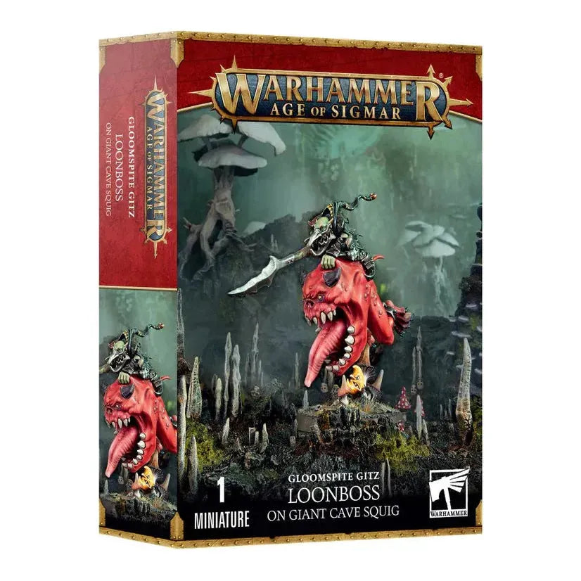 Loonboss on Giant Cave Squig miniature model kit.