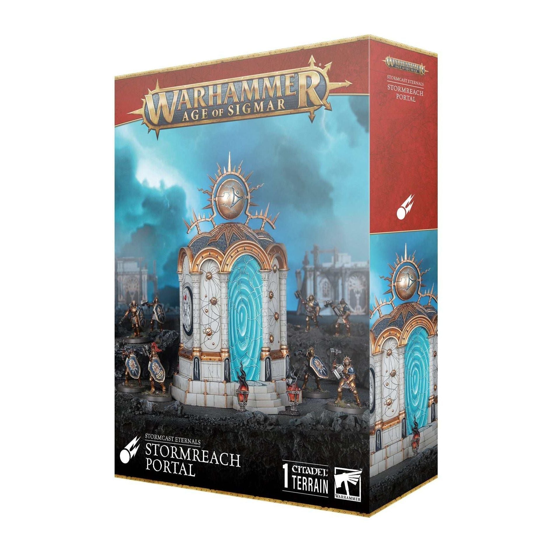 Stormcast Eternals Stormreach Portal Warhammer Age of Sigmar box.