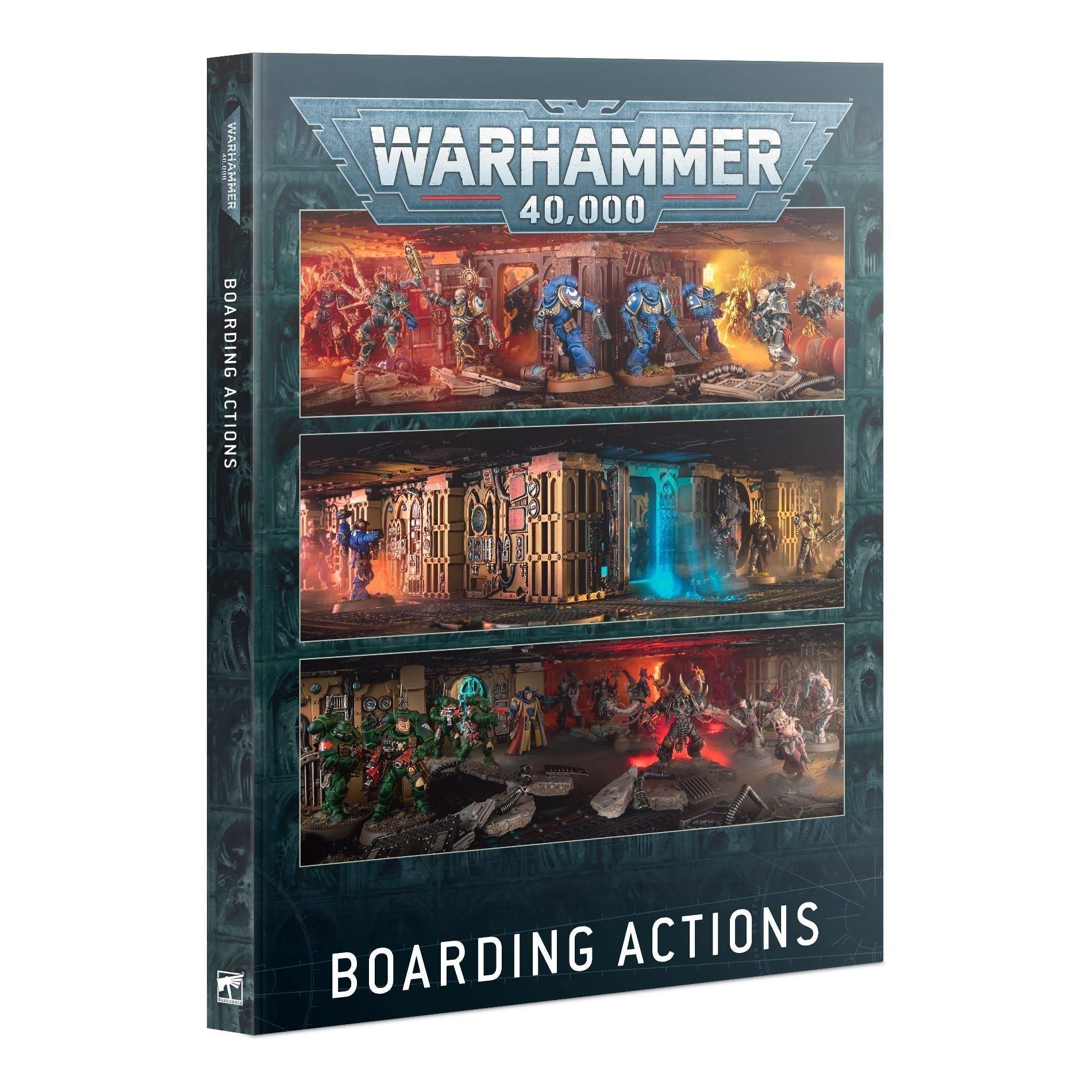 Warhammer 40000: Boarding Actions box cover with detailed artwork.