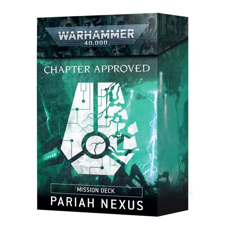 Warhammer 40000 Pariah Nexus Mission Deck packaging.