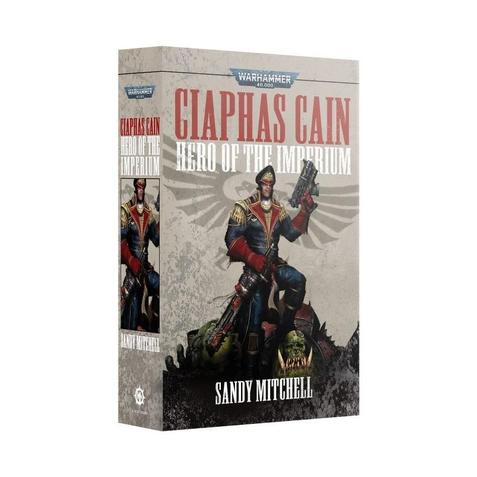 Warhammer 40000 Ciaphas Cain Hero of The Imperium omnibus edition book cover.