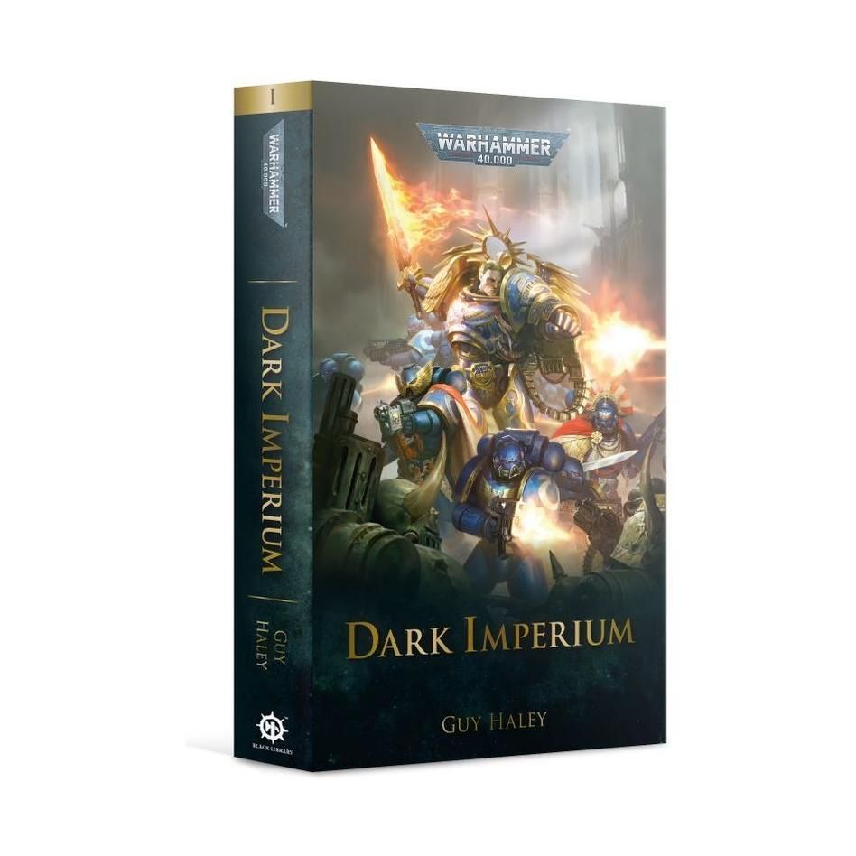 Warhammer 40000: Dark Imperium paperback by Guy Haley, cover art.