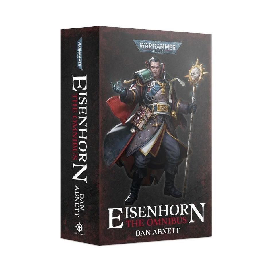Warhammer 40000: Eisenhorn: The Omnibus book cover featuring Inquisitor Gregor Eisenhorn.