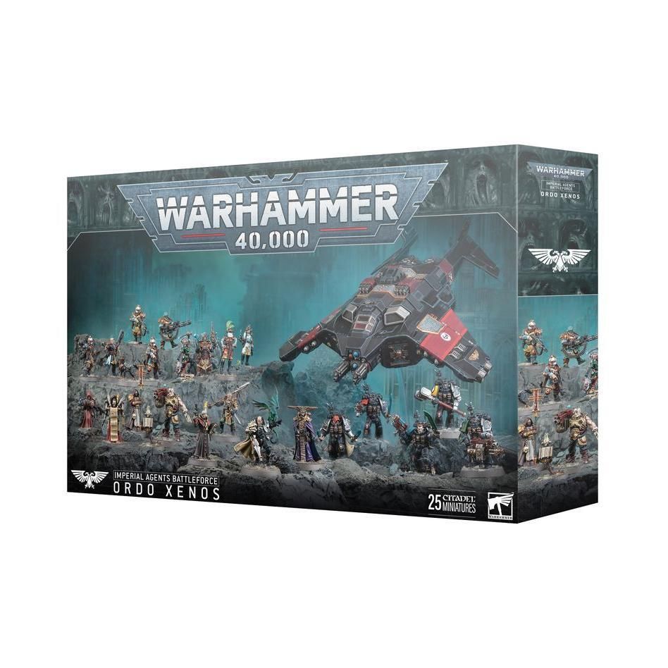 Warhammer 40000 Imperial Agents Battleforce Ordo Xenos box set with miniatures.