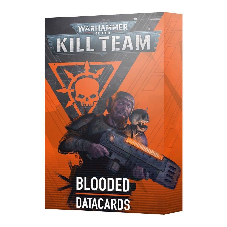 Warhammer 40000 Kill Team Blooded Datacards pack with 38 card set.