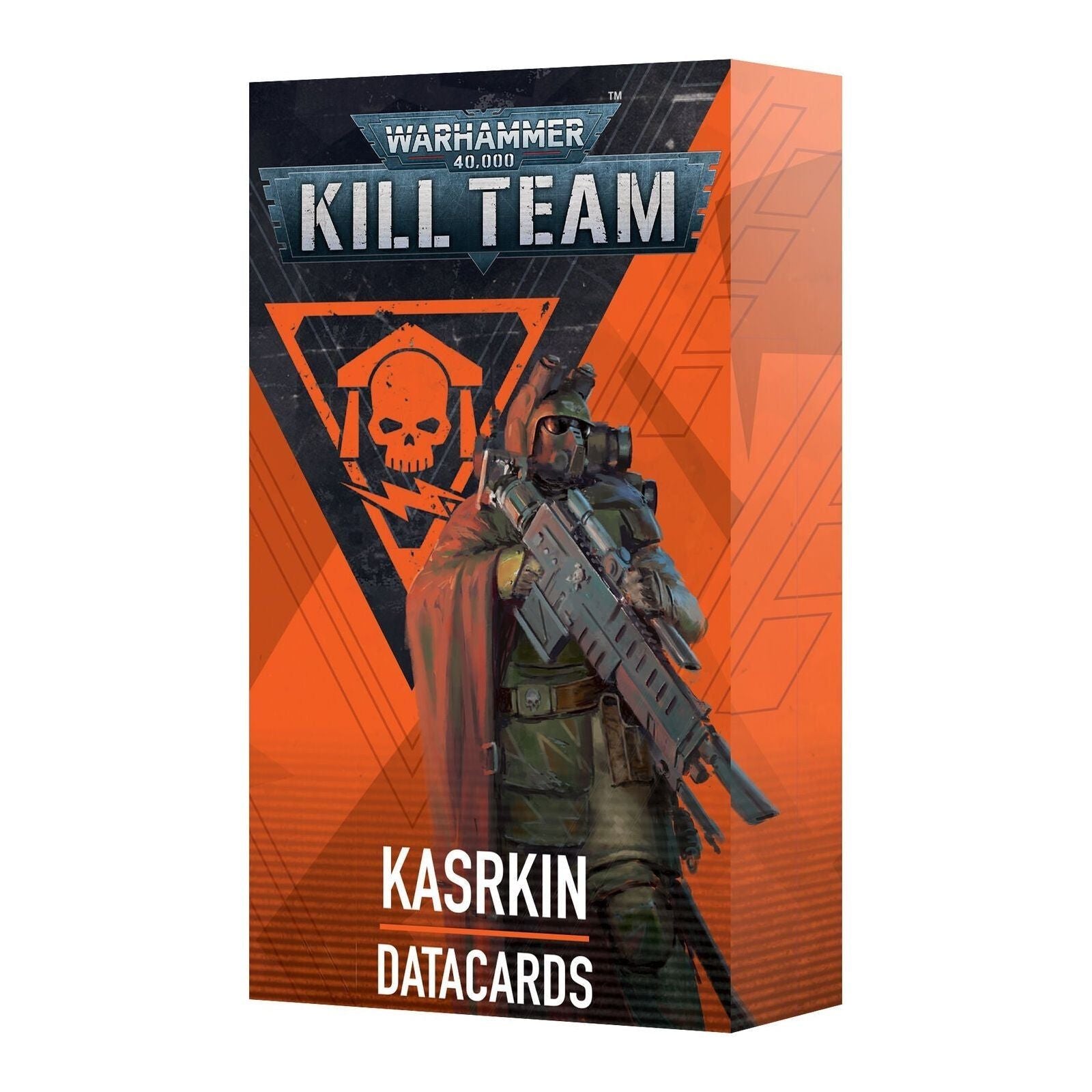 Warhammer 40000 Kill Team Datacards Kasrkin packaging.