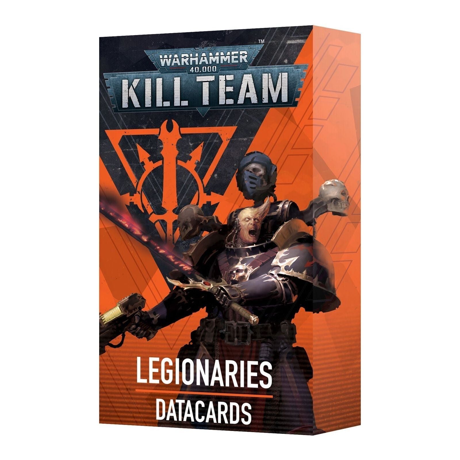 Warhammer 40000 Kill Team Legionaries Datacards packaging.