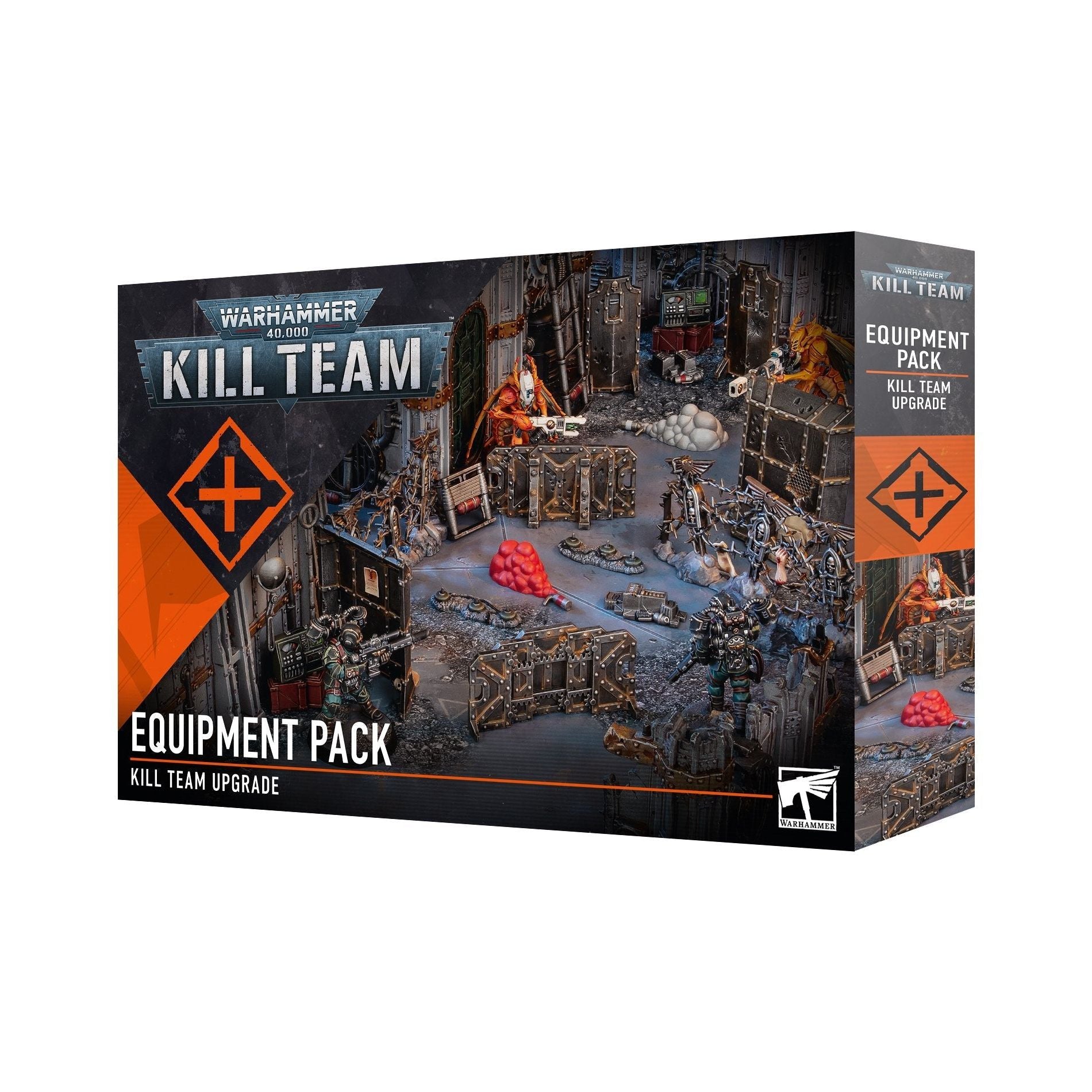 Warhammer 40000 Kill Team Upgrade Equipment Pack box set with universal equipment pieces.