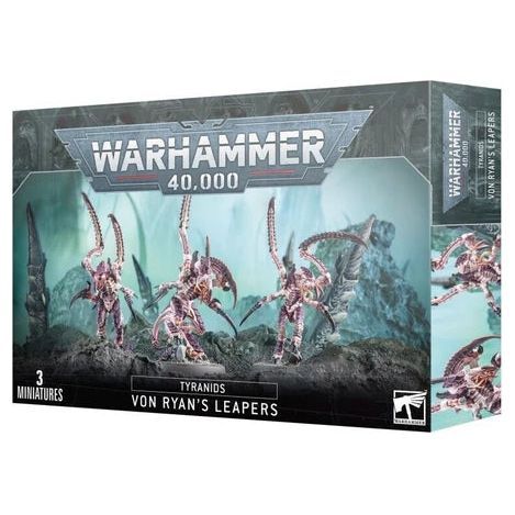 Warhammer 40000 Tyranids Von Ryan's Leapers miniatures kit box.