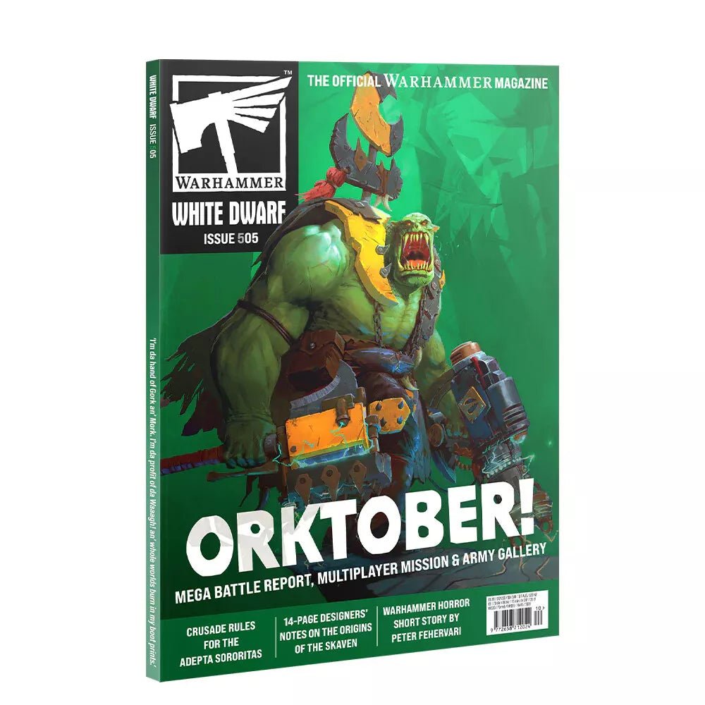 Warhammer 40000 White Dwarf Issue 505 cover, October 2024 edition.