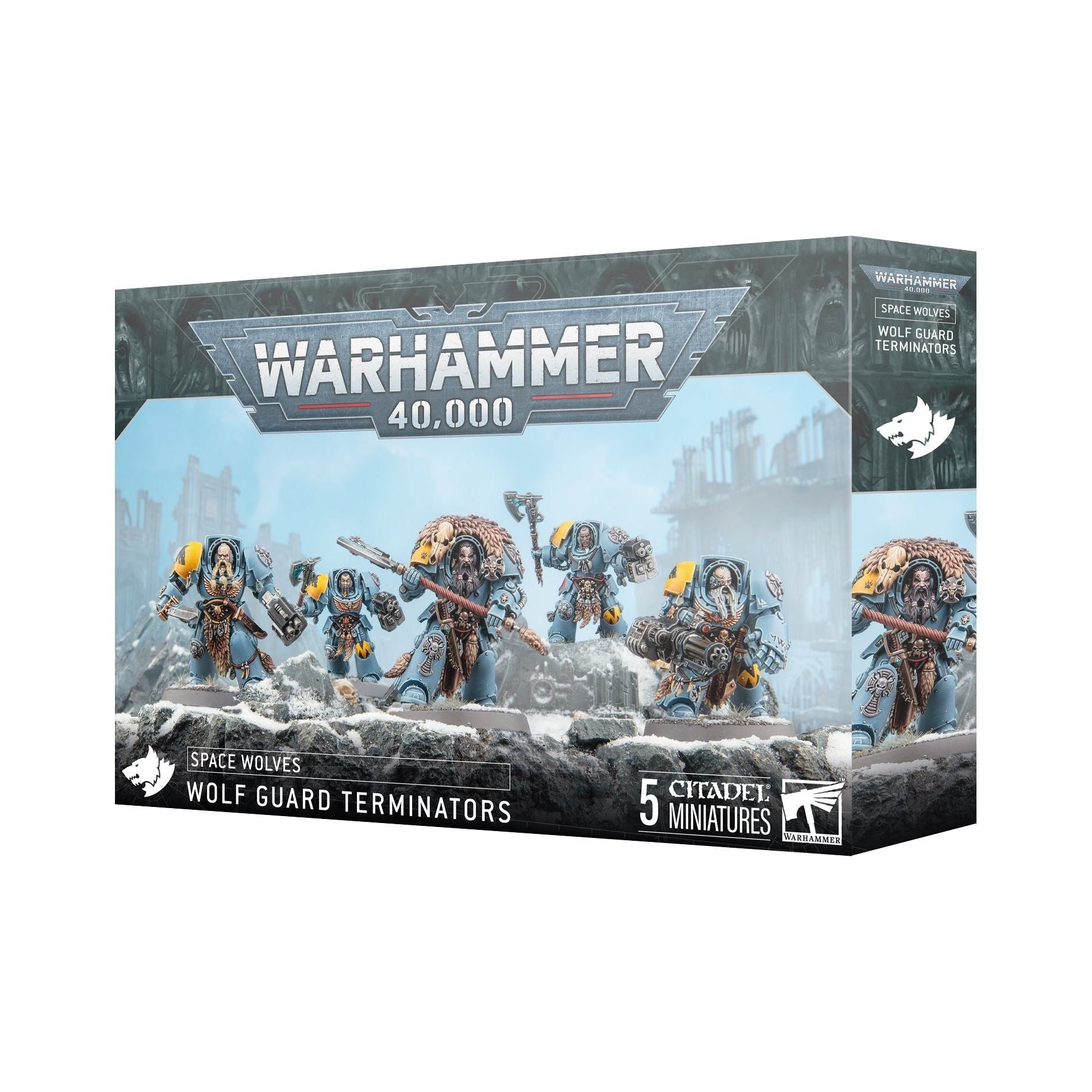 Warhammer 40K: Wolf Guard Terminators: Space Wolves - War Games USA