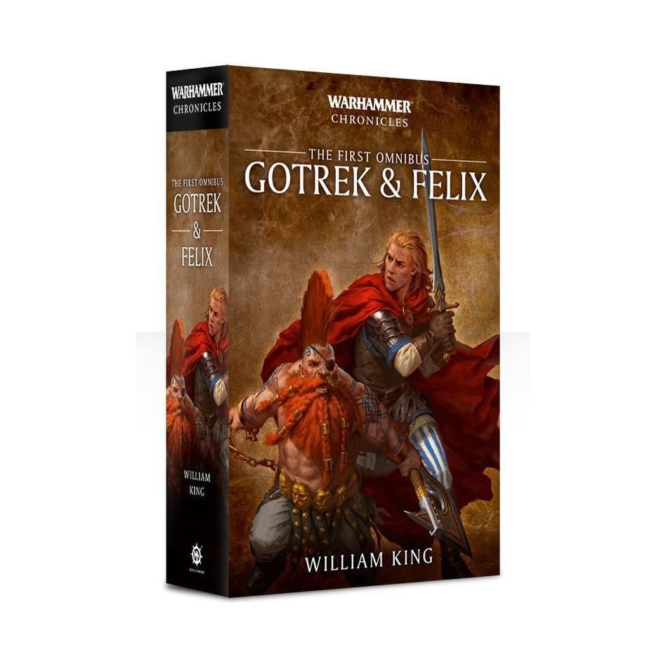 Warhammer Chronicles: Gotrek & Felix Omnibus cover with two main characters in action pose.
