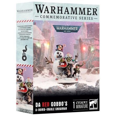 Warhammer Da Red Gobbo's A-Bomb-Inable Snowman model kit box.