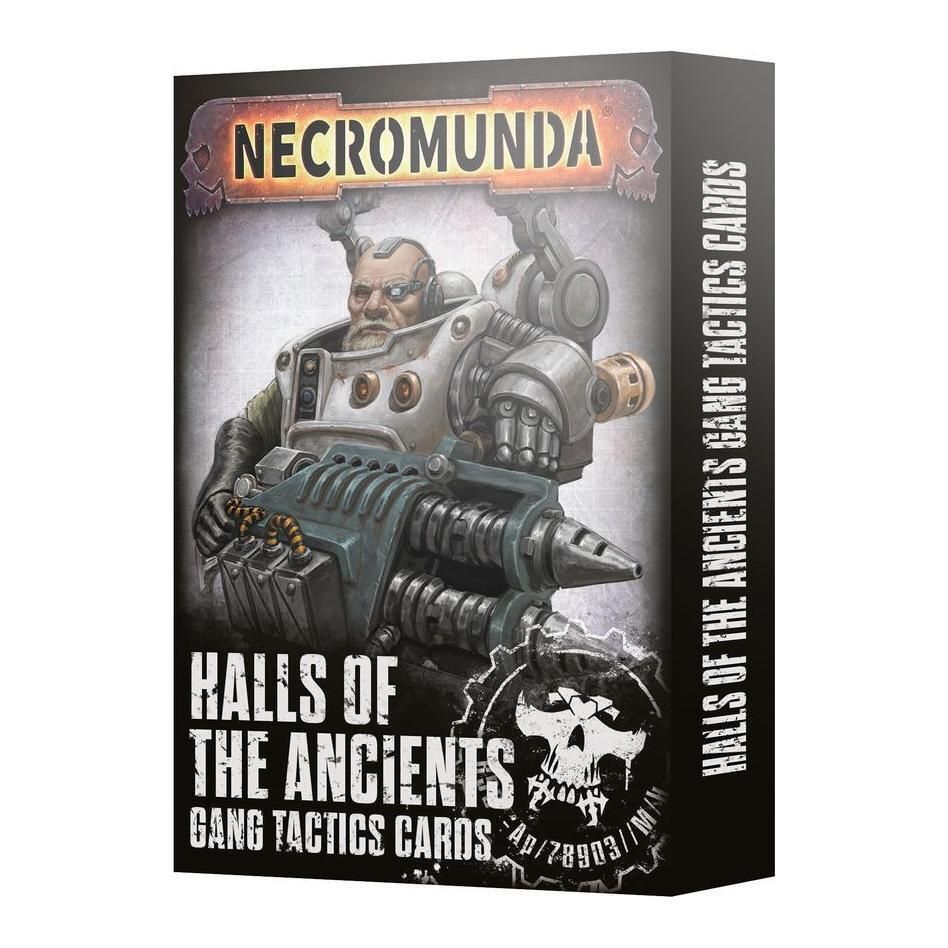 Warhammer: Necromunda Halls of the Ancient Gang Tactics Cards pack.