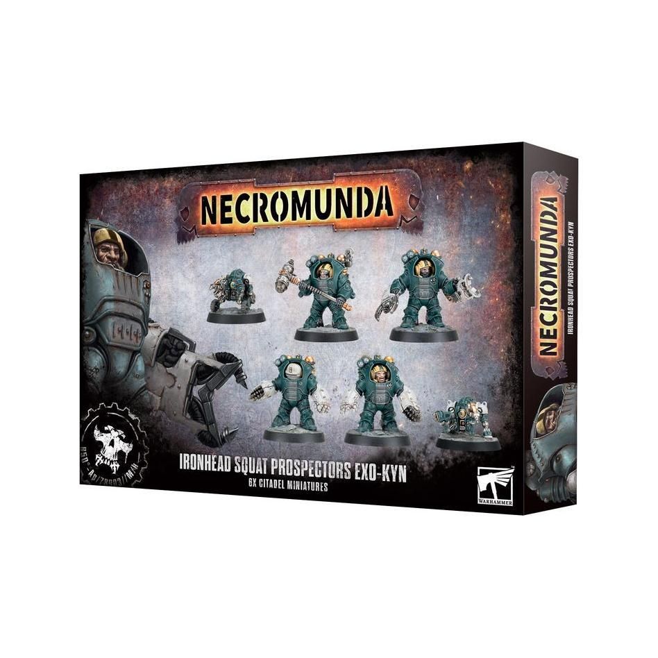 Warhammer: Necromunda Ironhead Squat Prospectors Exo-Kyn Miniature Kit
