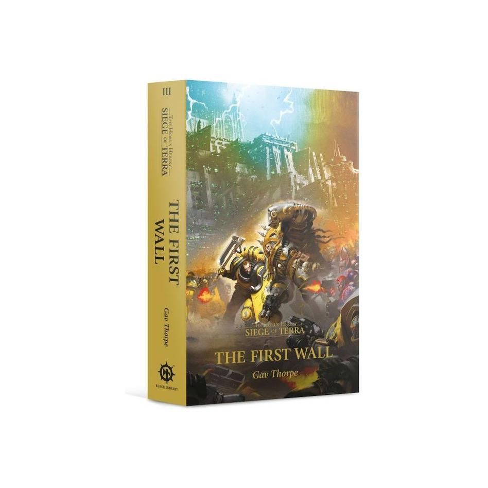 Warhammer: The First Wall book cover by Gav Thorpe.