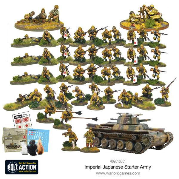 Bolt Action Banzai! Japanese Starter Army - War Games USA
