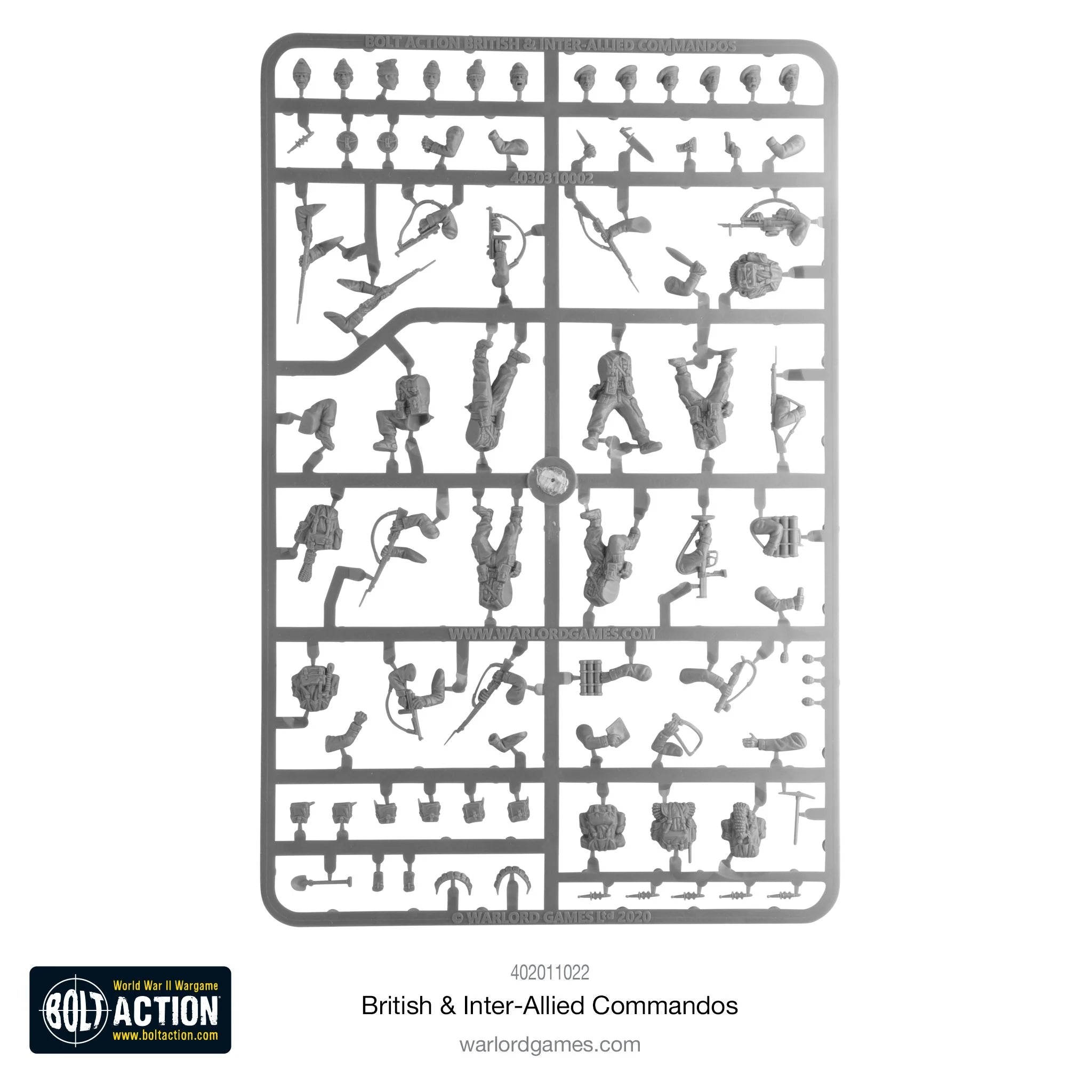 Bolt Action British & Inter-Allied Commandos - War Games USA
