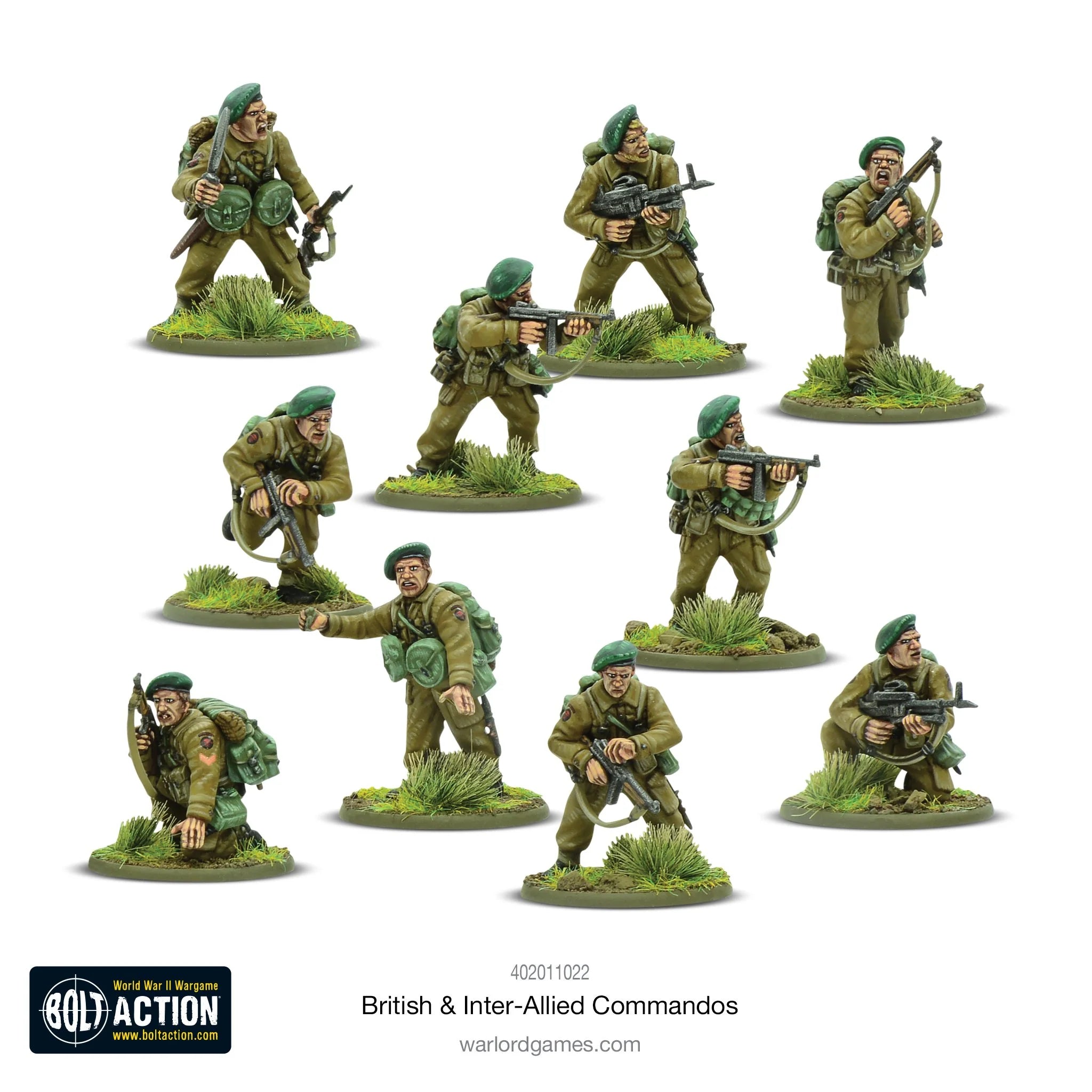 Bolt Action British & Inter-Allied Commandos - War Games USA