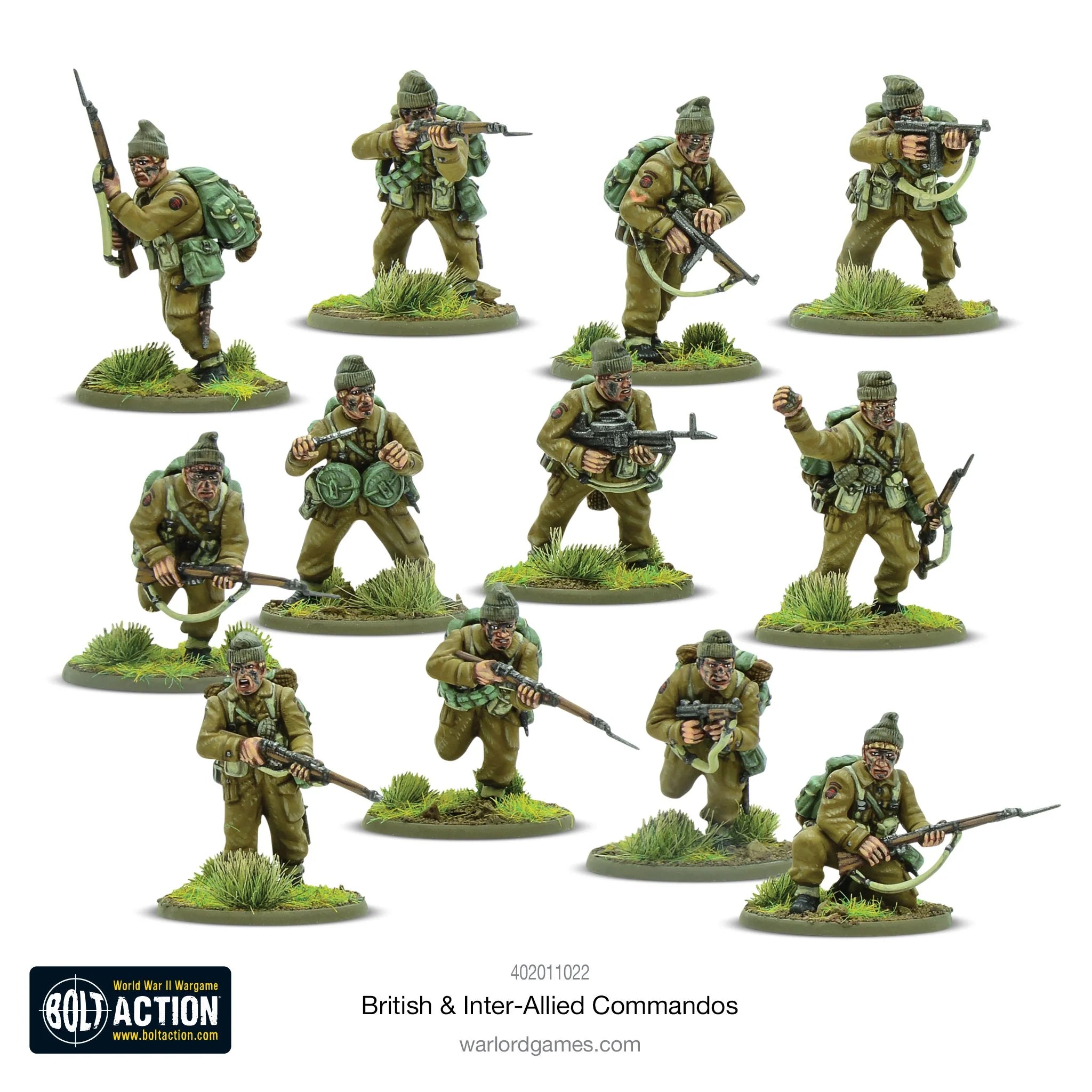 Bolt Action British & Inter-Allied Commandos - War Games USA