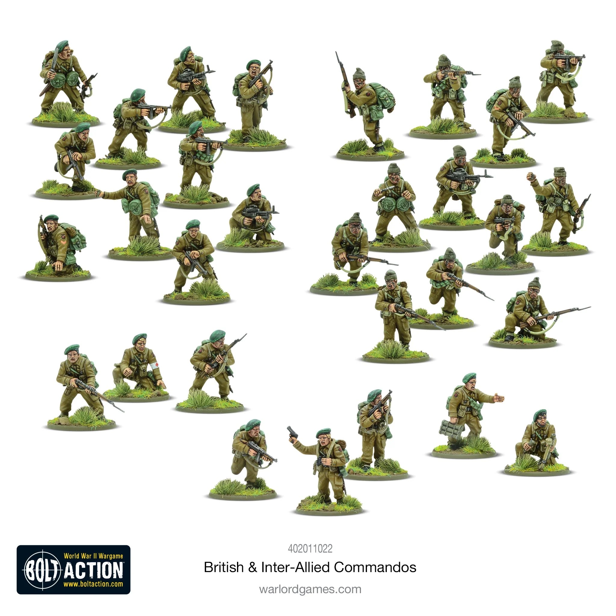 Bolt Action British & Inter-Allied Commandos - War Games USA