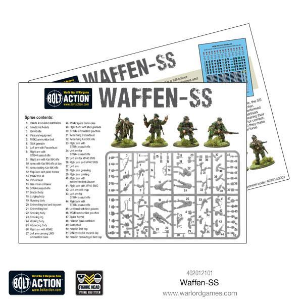 Bolt Action Waffen SS WWII SS- Grenadiers - War Games USA