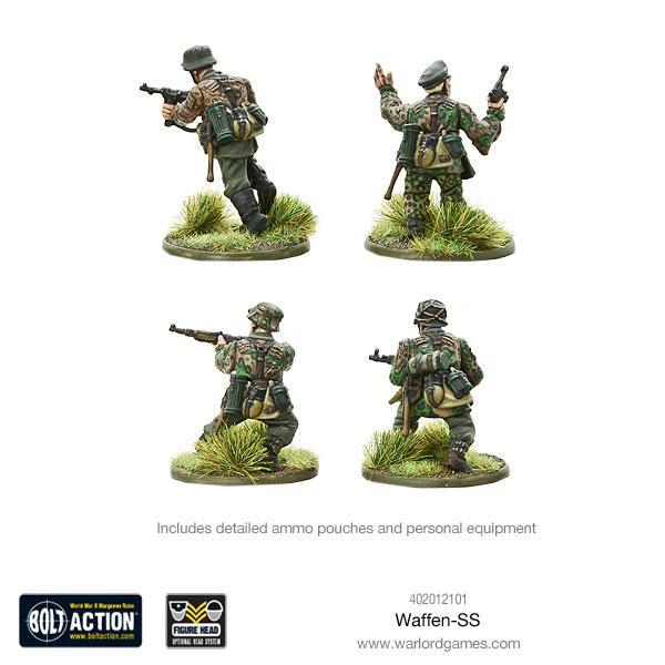 Bolt Action Waffen SS WWII SS- Grenadiers - War Games USA