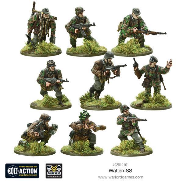 Bolt Action Waffen SS WWII SS- Grenadiers - War Games USA
