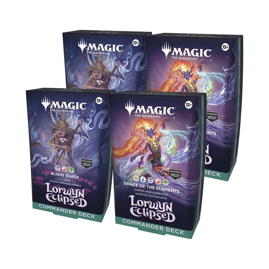 MTG Lorwyn Eclipsed Commander Box (4CT) MTG Lorwyn Eclipsed Commander Box (4CT)