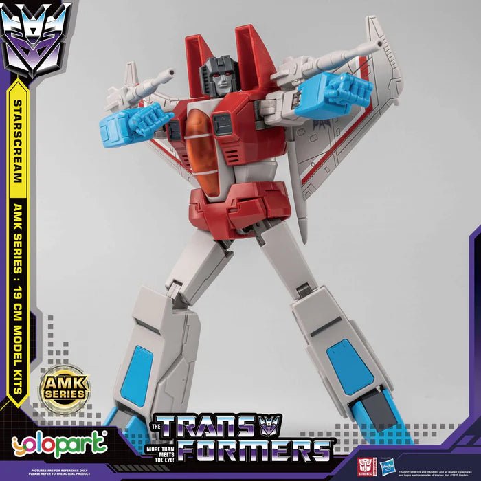 Transformers: Generation 1 - 19cm Starscream Model Kit - AMK Series - War Games USA