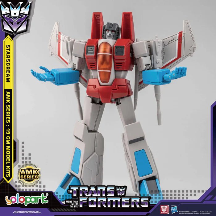 Transformers: Generation 1 - 19cm Starscream Model Kit - AMK Series - War Games USA