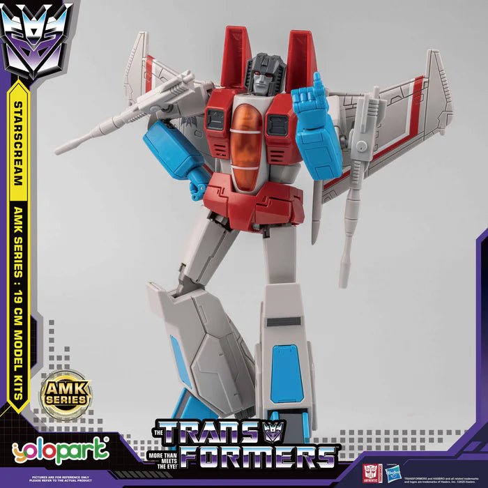 Transformers: Generation 1 - 19cm Starscream Model Kit - AMK Series - War Games USA