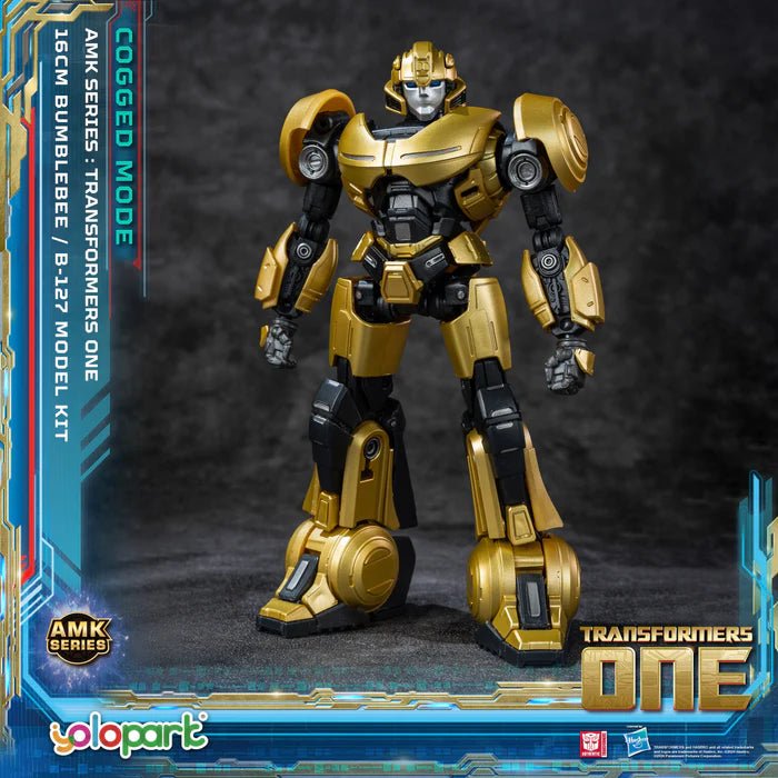 Yolopark Transformers ONE Bumblebee 16cm Cogged Mode model kit from the AMK Series, detailed action figure model kit in robot form.