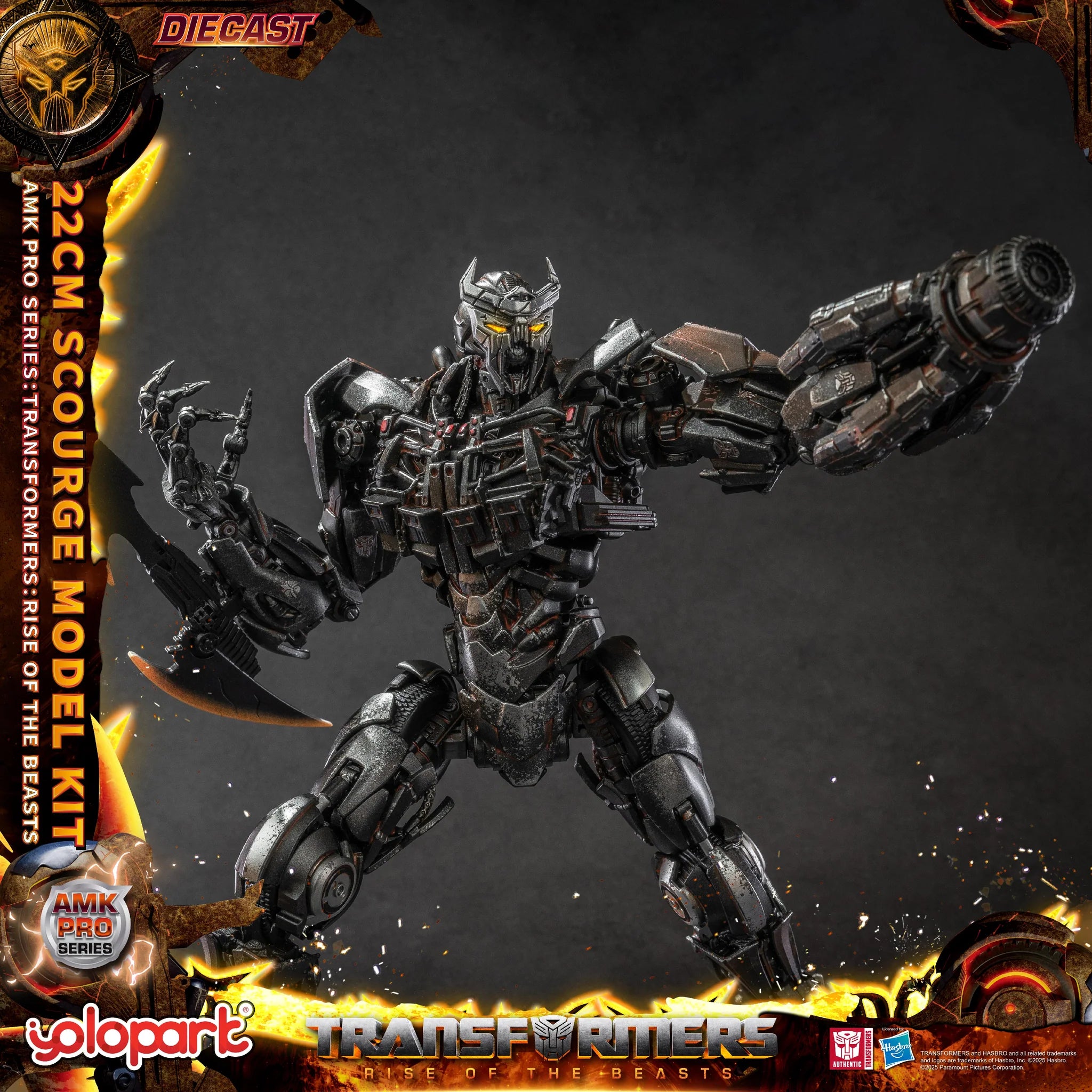 Transformers Rise of the Beasts: Scrouge Diecast Model Kit - War Games USA