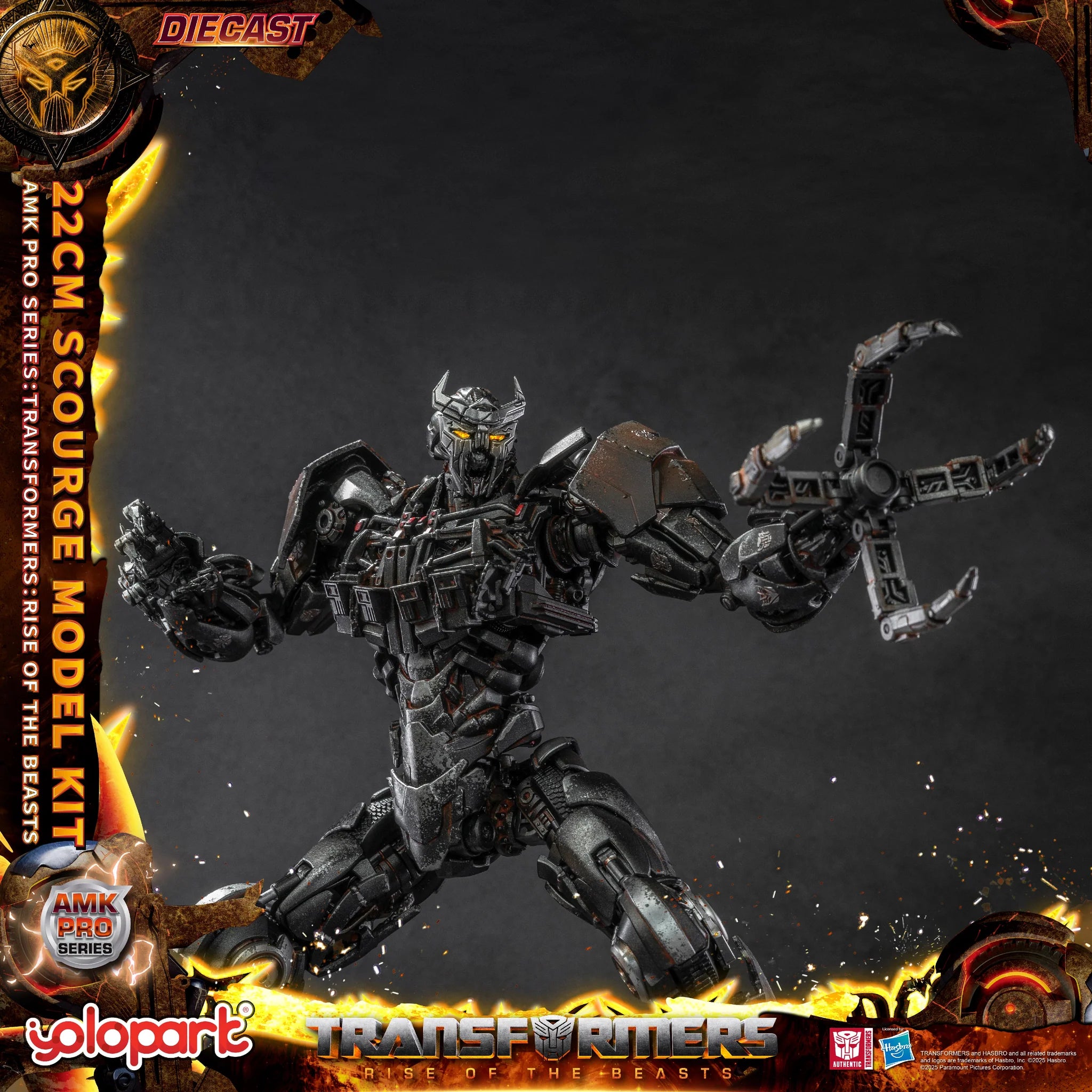 Transformers Rise of the Beasts: Scrouge Diecast Model Kit - War Games USA