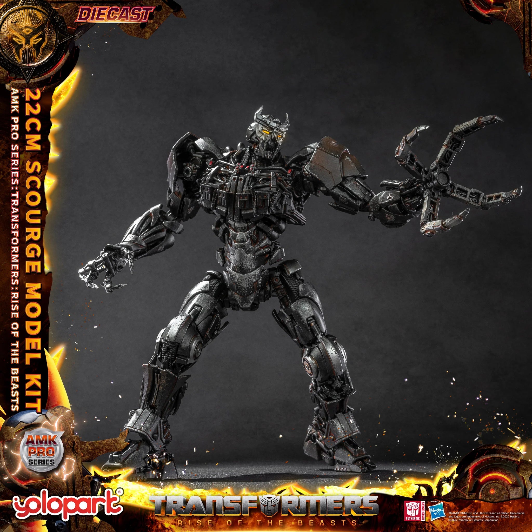 Transformers Rise of the Beasts: Scrouge Diecast Model Kit - War Games USA