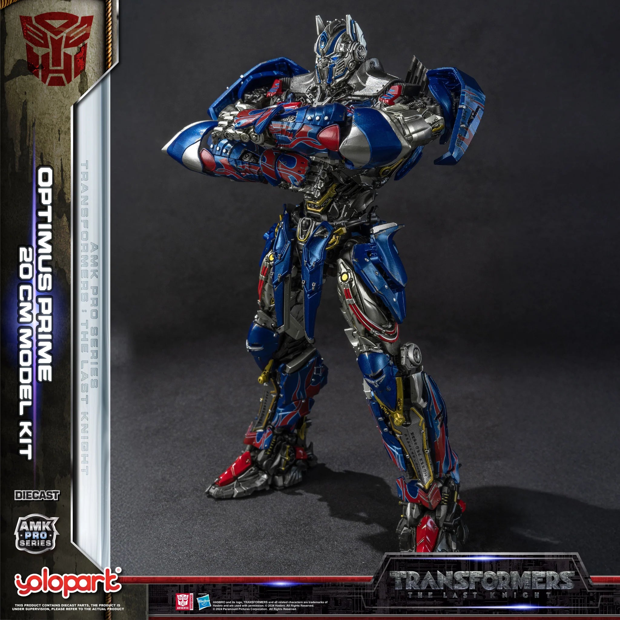 Transformers: The Last Knight: Optimus Prime Diecast Model Kit - War Games USA