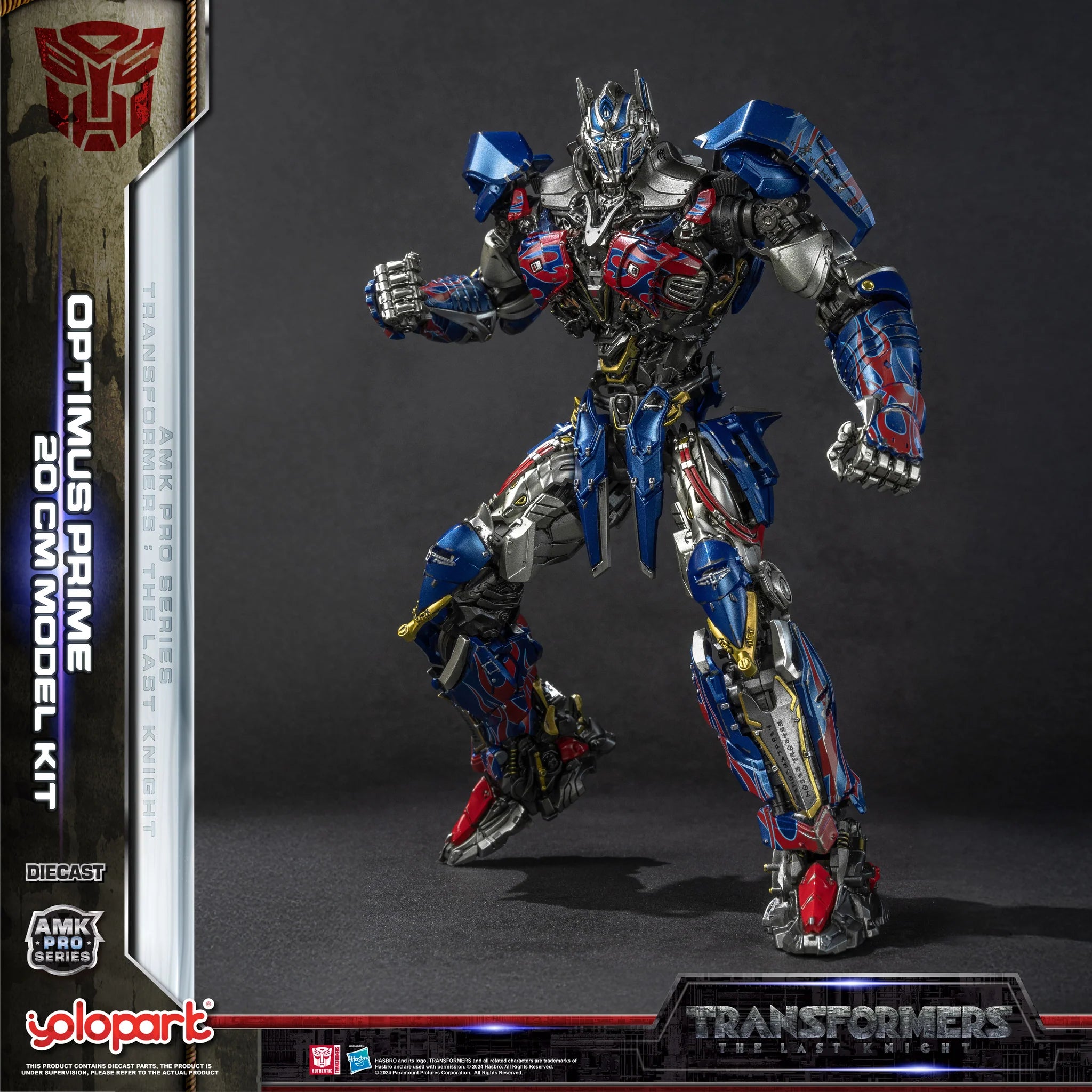 Transformers: The Last Knight: Optimus Prime Diecast Model Kit - War Games USA