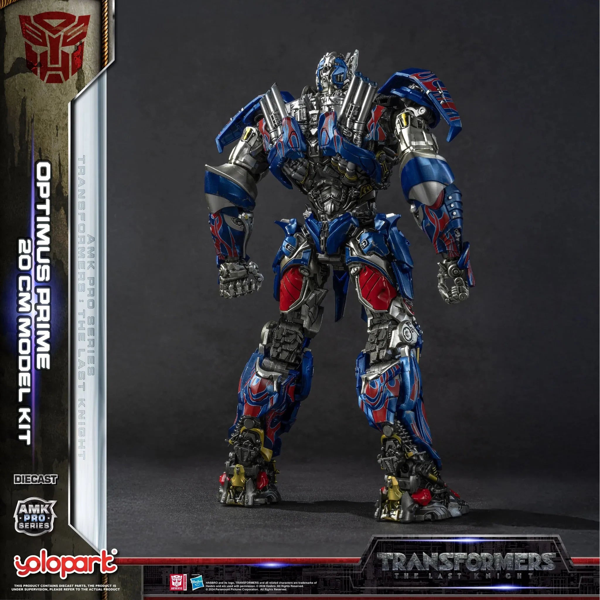 Transformers: The Last Knight: Optimus Prime Diecast Model Kit - War Games USA