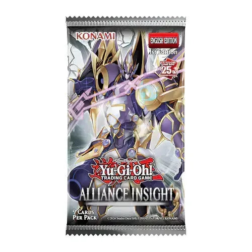 Yu-Gi-Oh! Alliance Insight Booster Pack featuring powerful new cards and Link Monster.