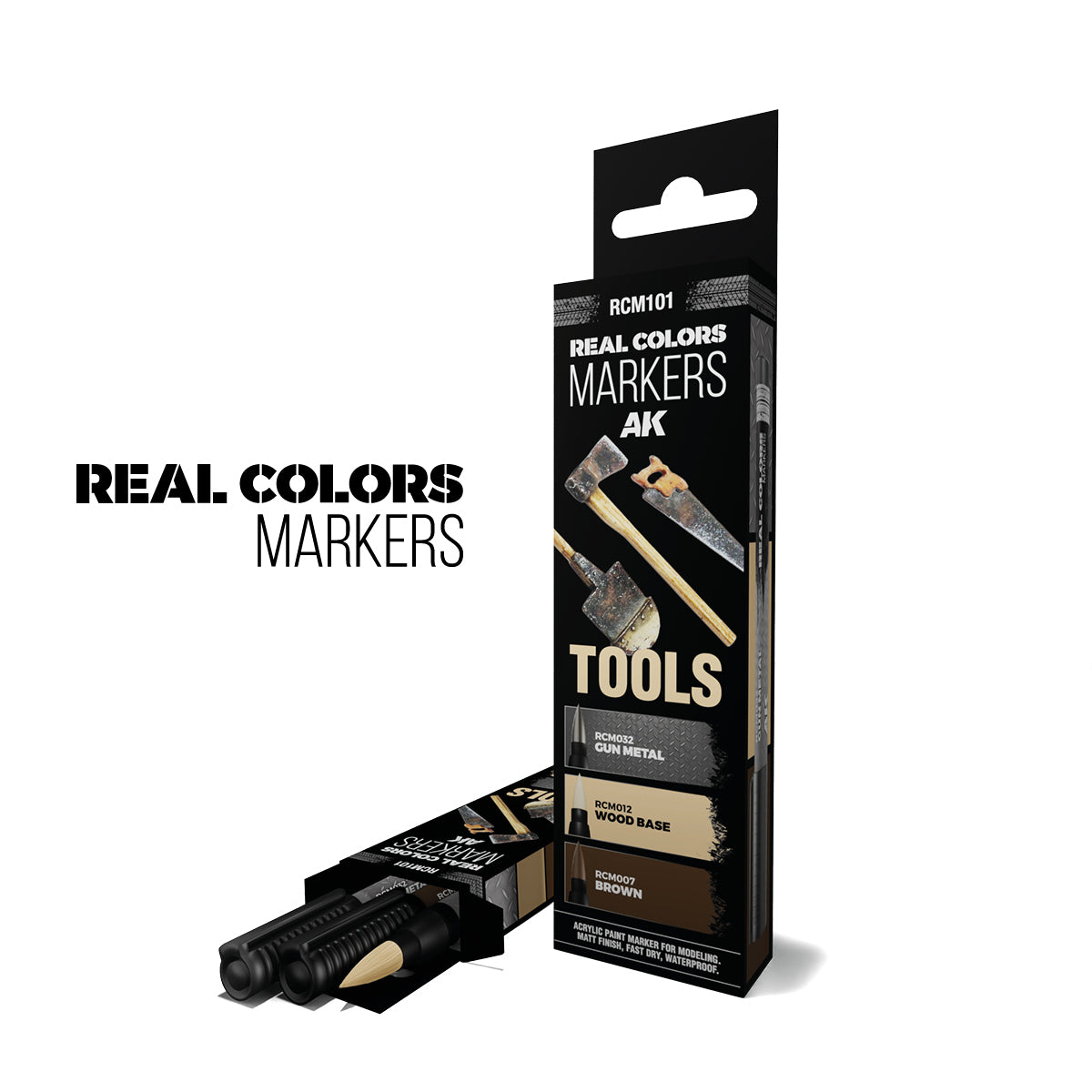 Tools - Real Color Markers - AK Interactive - War Games USA