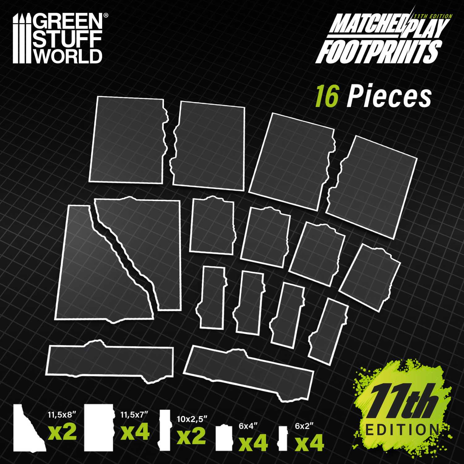 Matched Play Footprints (11th Ed.) - Green Stuff World