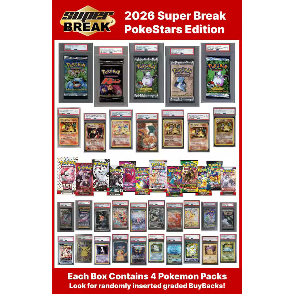 2026 Super Break Poke Stars Edition Box - War Games USA